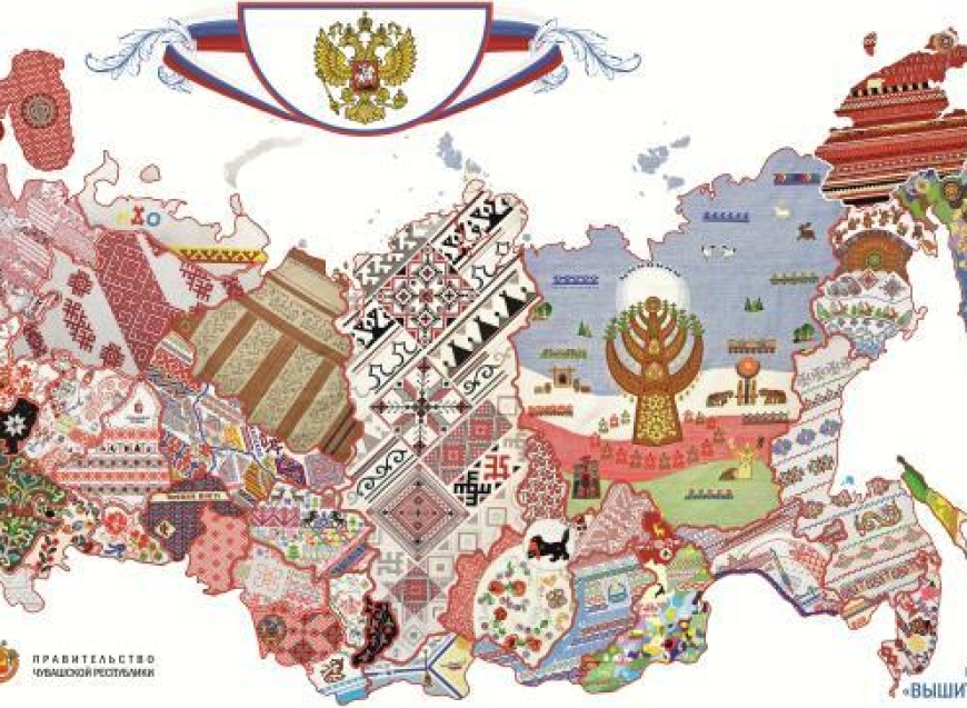 ​Бурятские мастера подготовили забайкальский фрагмент для «Вышитой карты России»