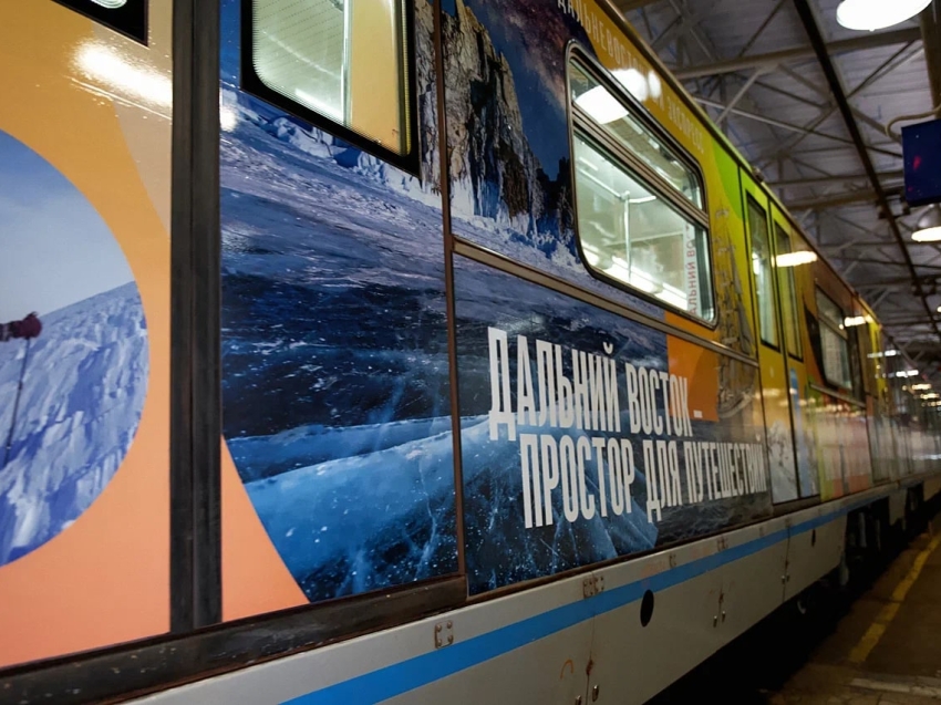 Брендированный поезд «Дальневосточный экспресс» перевёз за месяц около 600 тысяч пассажиров московского метро
