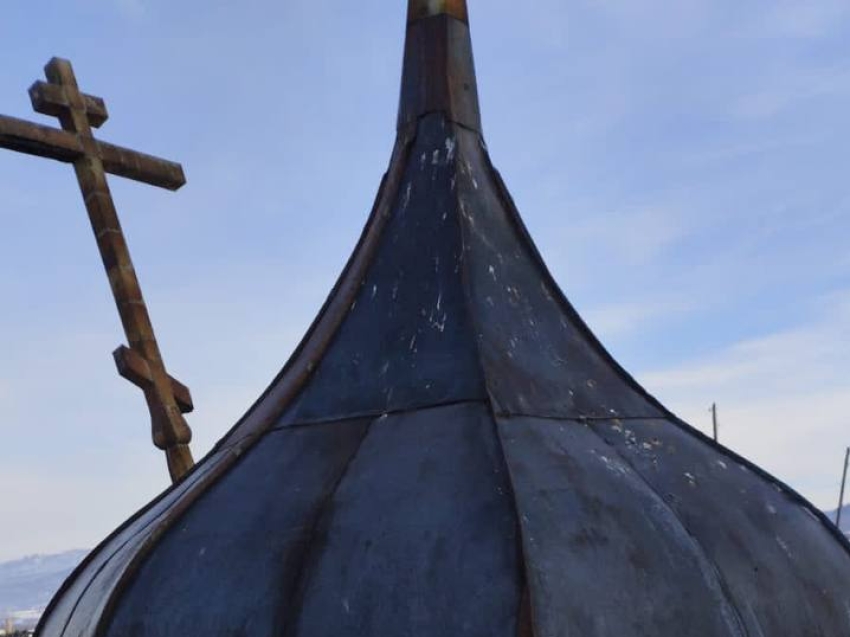 Завершен демонтаж аварийных куполов на храме Успения Пресвятой Богородицы в Забайкалье