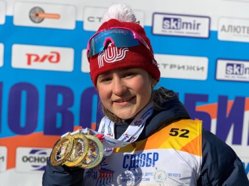 Юная биатлонистка из Забайкалья стала трехкратной победительницей «Кубка Анны Богалий – Skimir» в Новосибирске