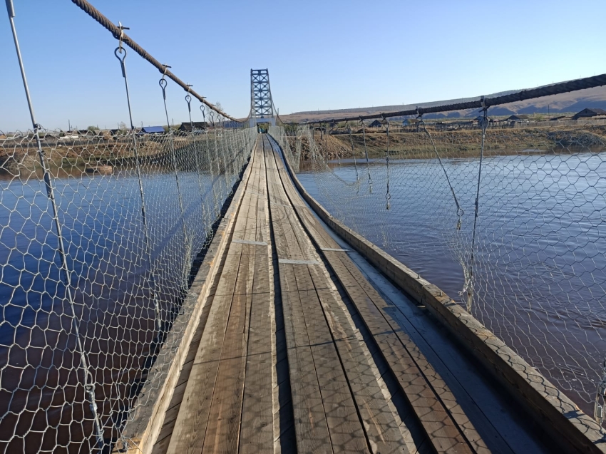 Пешеходный мост в Нерчинском районе планируют восстановить к 15 июня предпросмотр