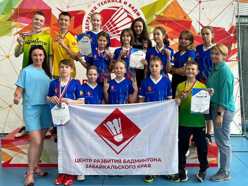 Забайкальские бадминтонисты завоевали медали на Всероссийских соревнованиях в Благовещенске