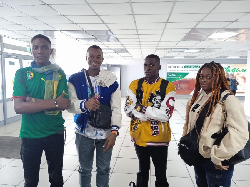 Студенты из Камеруна прилетели в ЗабГУ для изучения русского языка