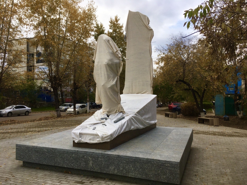 В Чите установили мемориал героям СВО – он будет открыт рядом с учебными заведениями