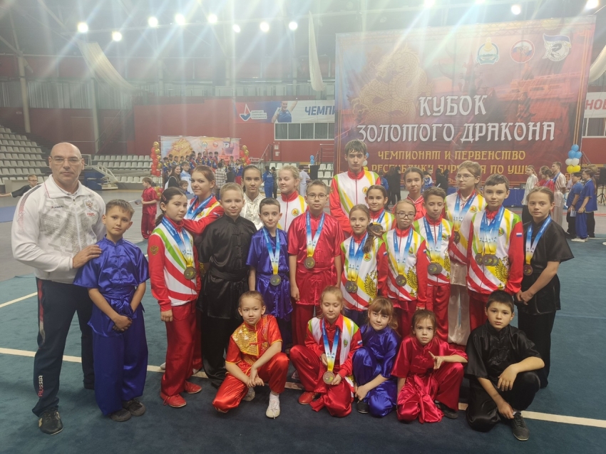 Ушуисты Забайкалья завоевали 26 медалей на соревнованиях «Кубок Золотого дракона» в Бурятии