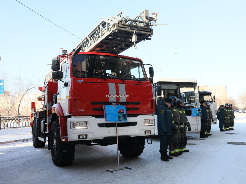 Пожарные части Забайкалья получили новую аварийно-спасательную технику