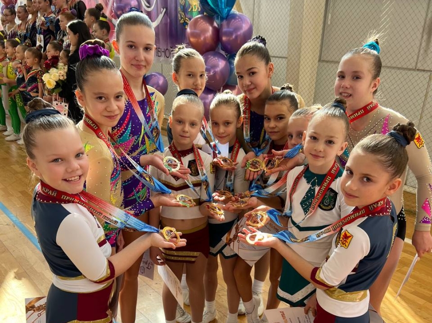 Более 110 медалей завоевали забайкальцы на детском турнире, чемпионате и первенстве Дальнего Востока по спортивной аэробике