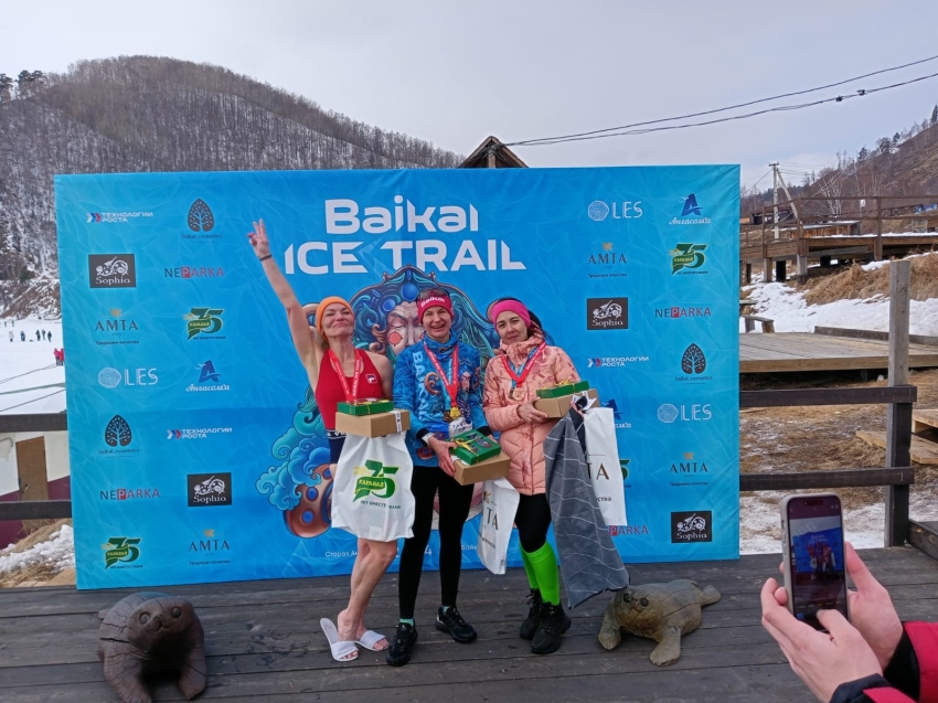 Бронза Байкала: спортсменка из Забайкалья заняла третье место в забеге Baikal Ice Trail