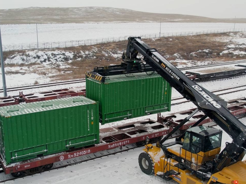 ​Первые два железнодорожных состава с ячменем отправились с Забайкальского зернового терминала в Харбин в марте