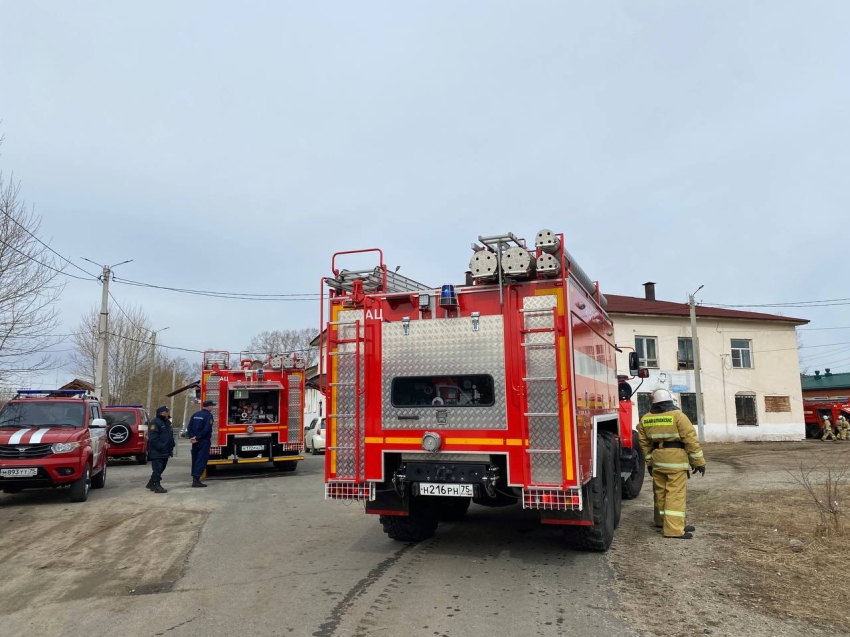 Пожарно-тактические учения прошли в доме культуры поселка Новокручининский предпросмотр
