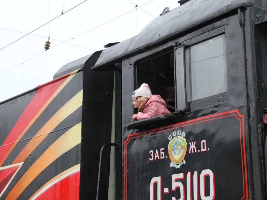Ретропоезд «Победа» остановится 4 мая на станциях Хилок и Могзон Забайкальской железной дороги 