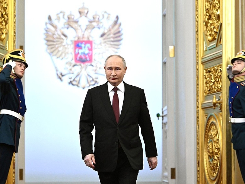 В Кремле прошла торжественная церемония вступления Владимира Путина в должность Президента Российской Федерации