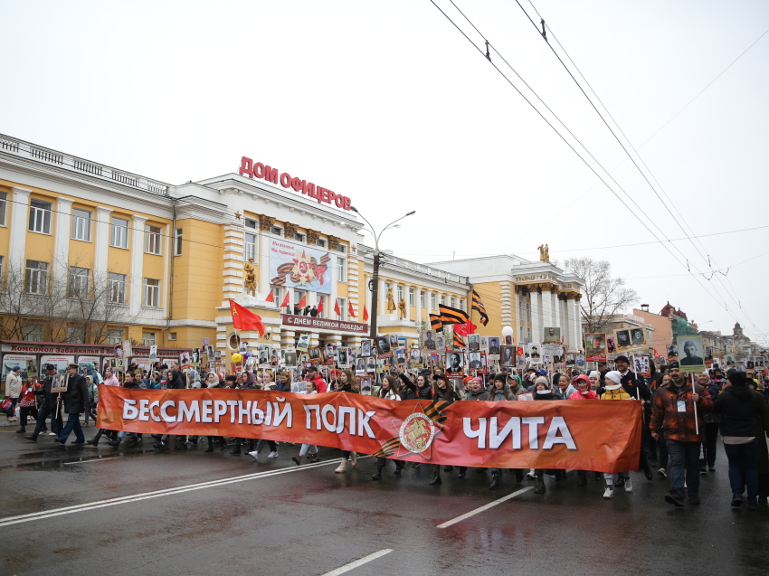 ​Повышенная безопасность, торговые ряды и санитарные зоны: Построение «Бессмертного полка» в Чите будет комфортным для участников 