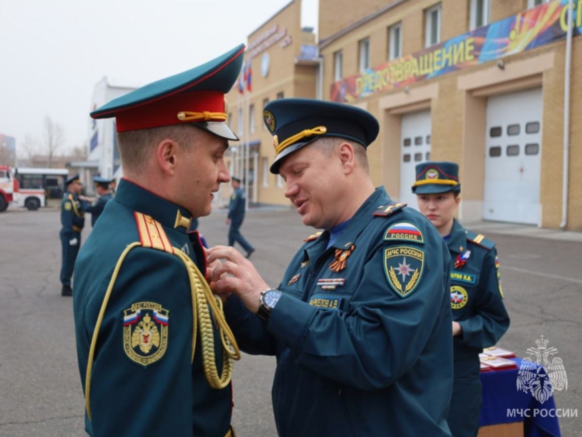 #Победа80: Более 70 огнеборцев ГУ МЧС по Забайкалью получили медали, утверждённые губернатором региона Александром Осиповым