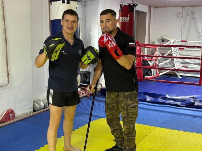 В спортивном клубе «Вверх» прошел мастер-класс от ветерана СВО 