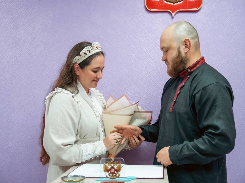 ​Первая свадьба с элементами русского стиля состоялась в Каларском округе