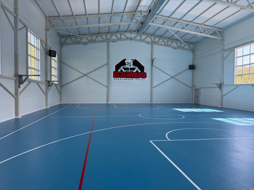 Спортзал на территории лагеря возвели в Чите благодаря господдержке