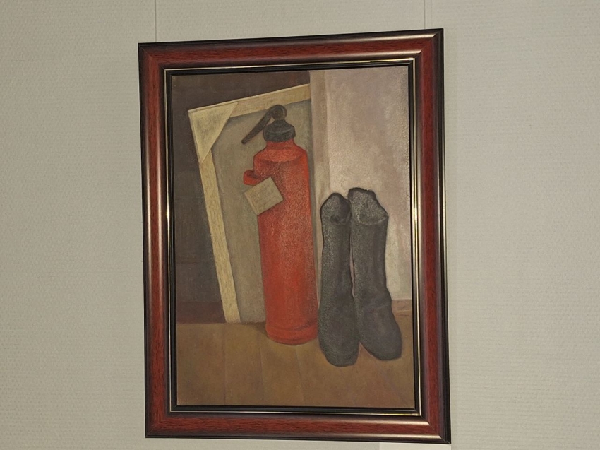 Натюрморты с самоваром и огнетушителем от художников Забайкалья представили на выставке в Чите 
