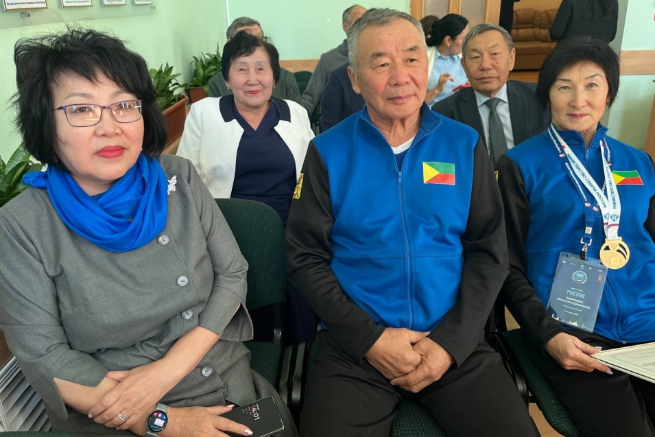 В администрации Агинского муниципального округа состоялось чествование спортсменов спартакиады пенсионеров