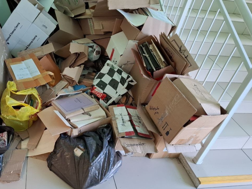 В школе №35 Читы собрали около 600 килограммов макулатуры 