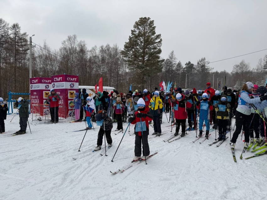 На старт всероссийской массовой лыжни вышли шесть тысяч забайкальцев