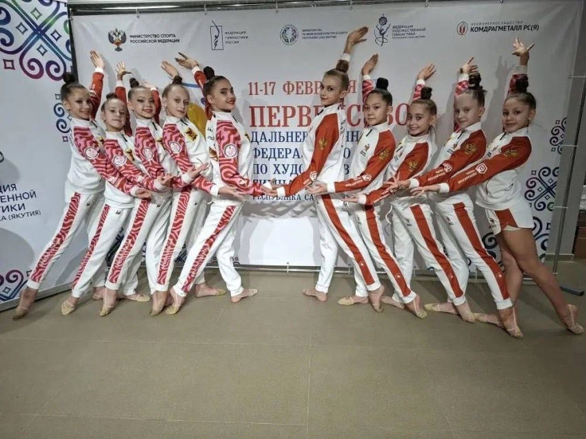 Забайкальские гимнастки выступили в Якутске 
