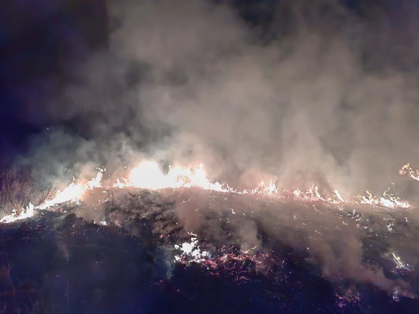 В Забайкалье ликвидировали первый степной пожар, возникший по вине человека 
