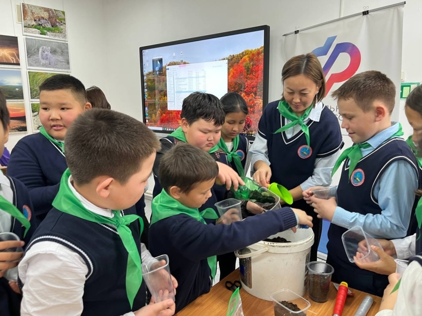 Сделать родную землю зеленее и чище: клуб «Эко-герои» основали в Агинской школе №3