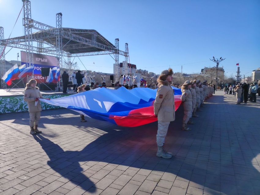 Столица Забайкалья встретила 12-ю «Крымскую весну»