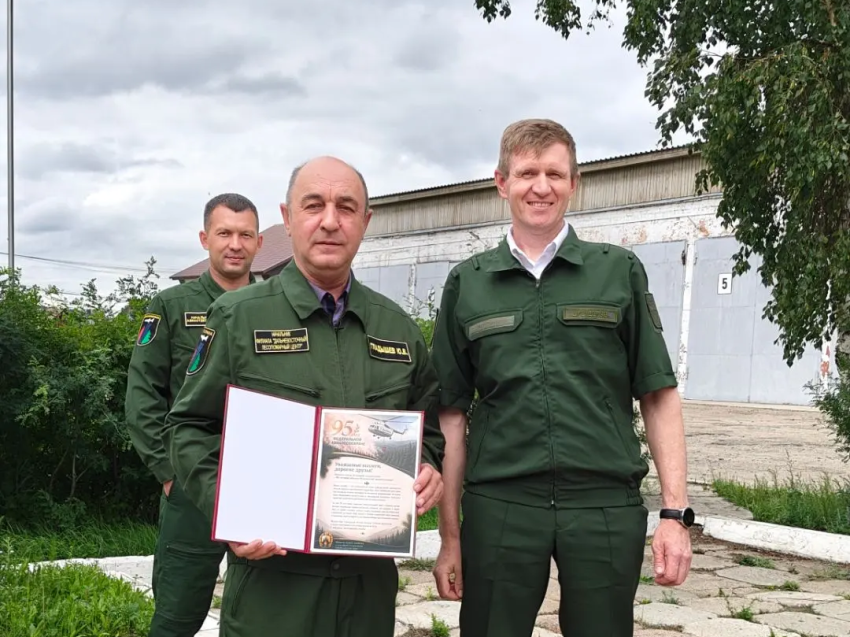 В Забайкалье федеральная авиалесоохрана отпраздновала юбилей