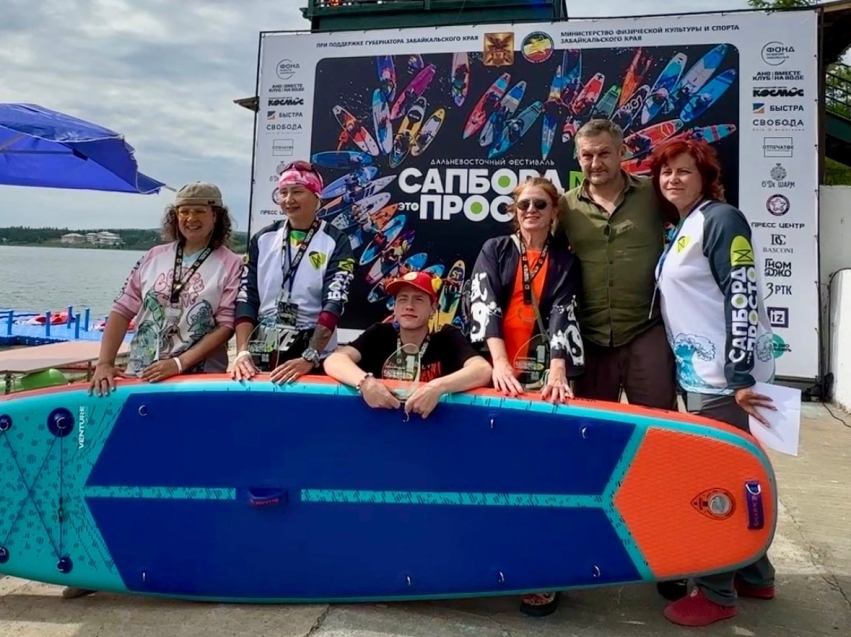 Спортивно-семейный SUP-фестиваль «Сапборд- это просто» прошёл на озере Арахлей 
