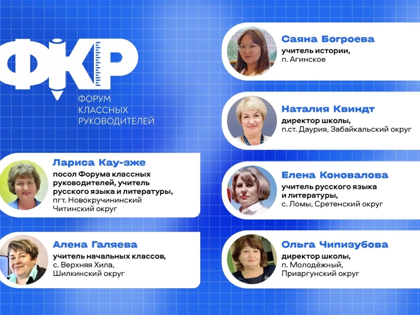 ​Шесть педагогов представят Забайкалье на VI Форуме классных руководителей
