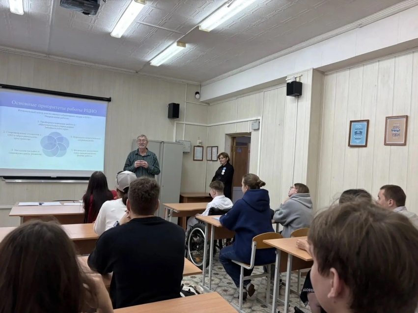​Первокурсники ЗабГУ познакомились с работой Регионального центра инклюзивного образования