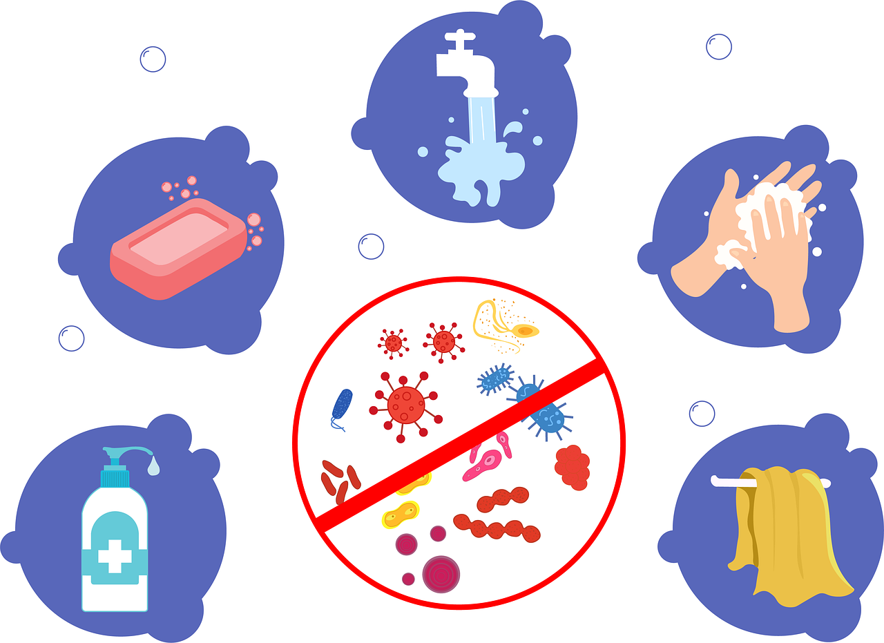 Микробы и мытье рук