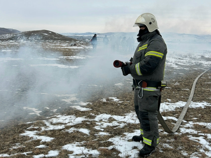 ​На территории села Амитхаша прошла проверка готовности к предстоящему пожароопасному сезону.