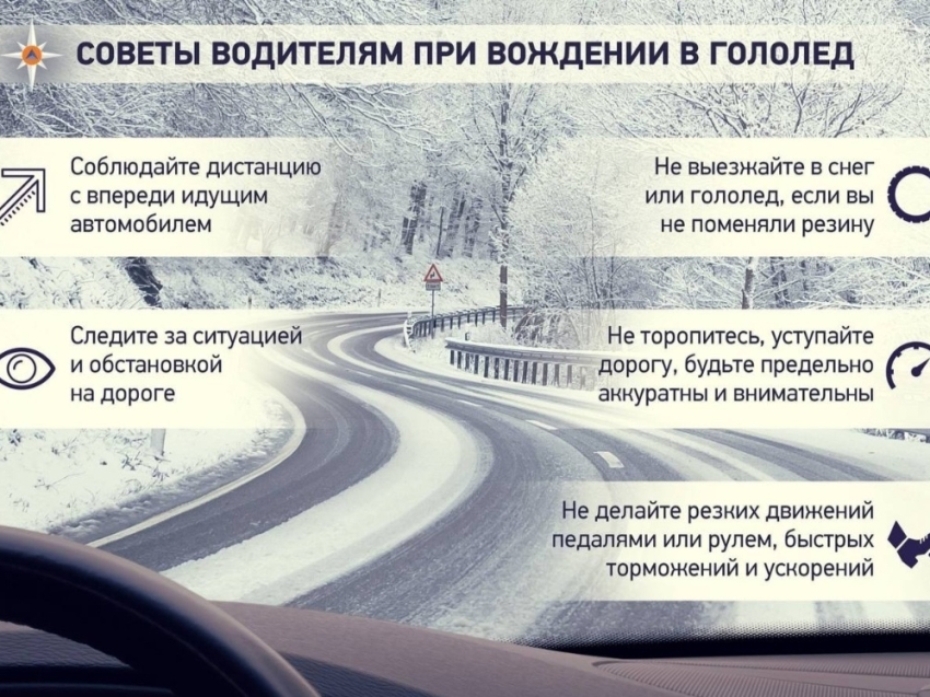 ​Госавтоинспекция  Чернышевского района напоминает водителям об осторожности управления транспортным средством в гололедицу.