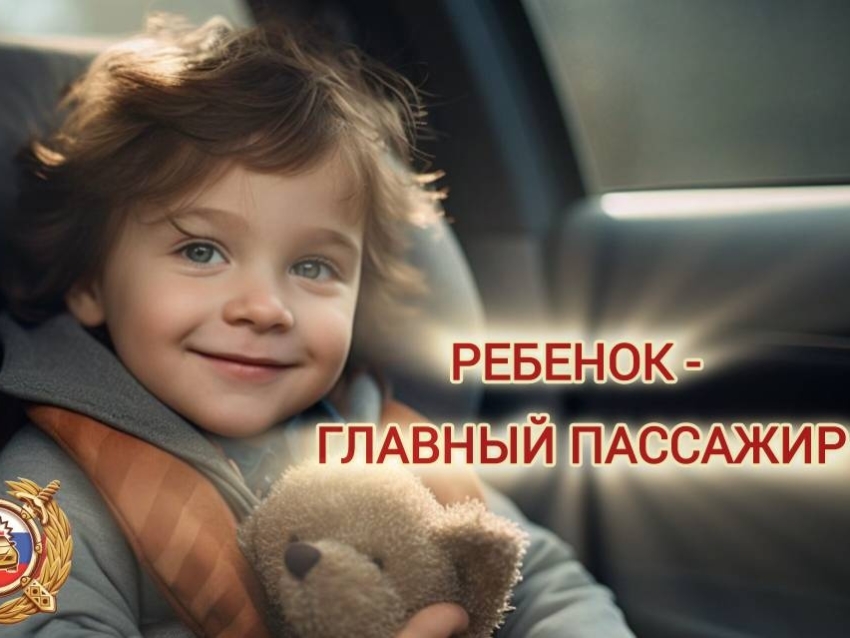 Госавтоинспекция напоминает о соблюдении правил перевозки юных пассажиров