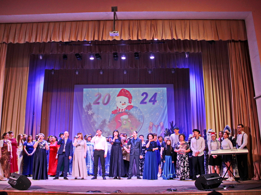 В  Районном доме культуры села Красный Чикой состоялся Муниципальный новогодний концерт «Новый год в кругу семьи». 