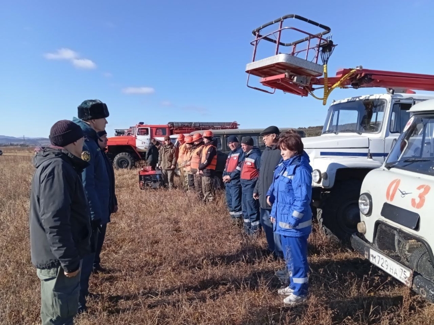 Командно- штабные учения по гражданской обороне прошли в Красном Чикое