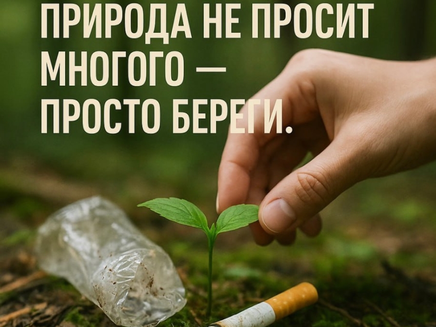 Природа не просит много- просто береги