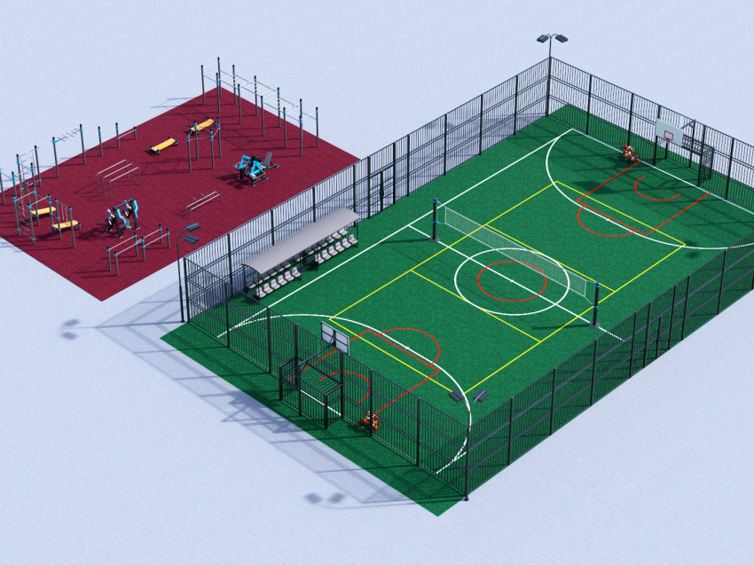 Умная спортивная площадка появится в Читинском районе