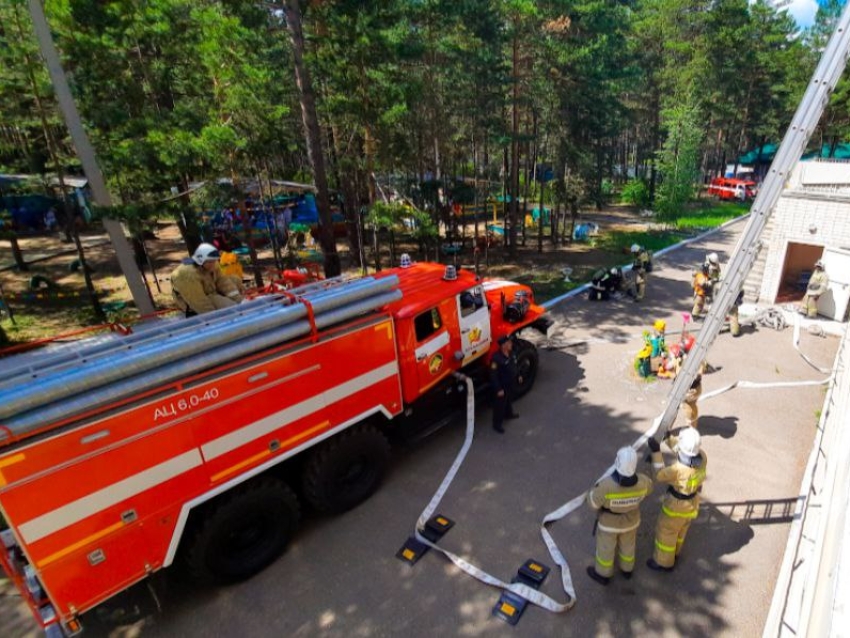 Пожарно-тактические учения прошли в доме ребёнка №2 Читинского района 