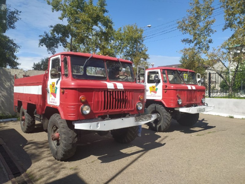  Два пожарных автомобиля были  переданы в Балейский район 24 августа