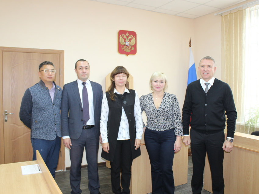 Руководитель департамента посетил судебный участок № 31 Тунгокоченского судебного района                 