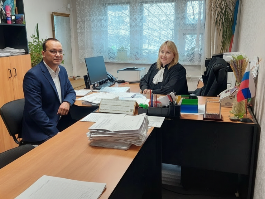 Рабочая встреча по вопросам обеспечения судебного участка в Новой Чаре