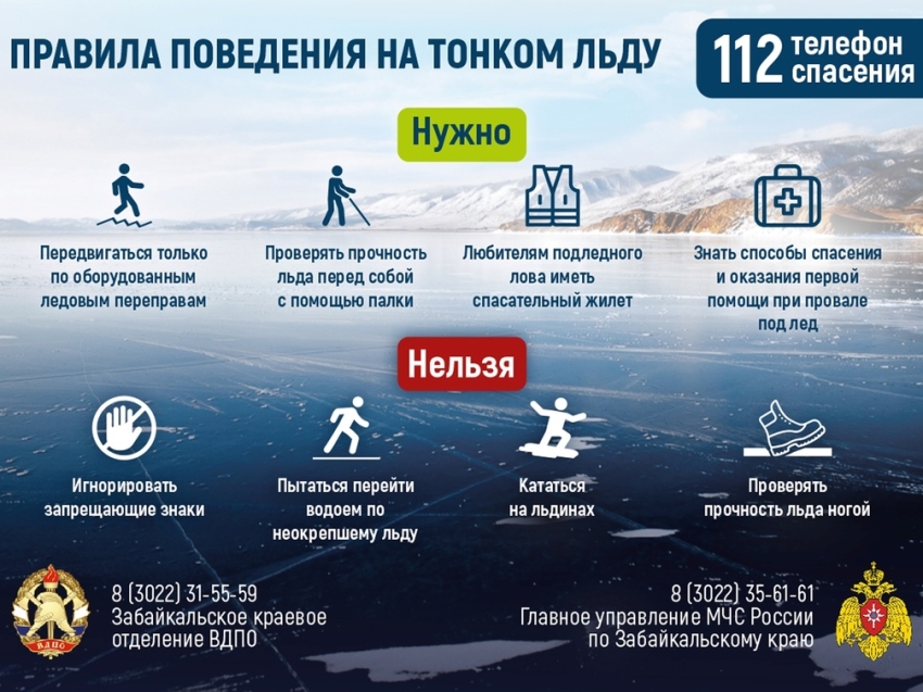 Внимание! Весенний лед коварен!