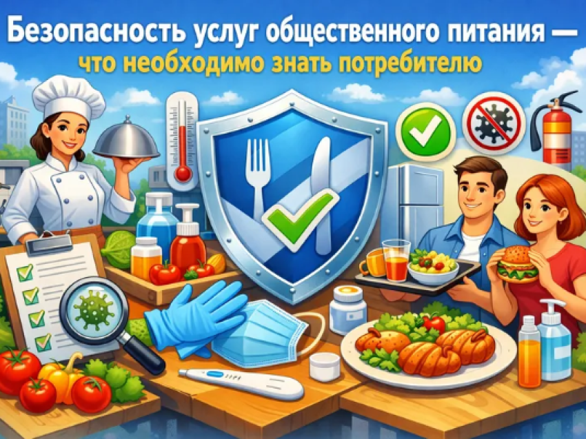 Безопасность услуг общественного питания – что необходимо знать потребителю.