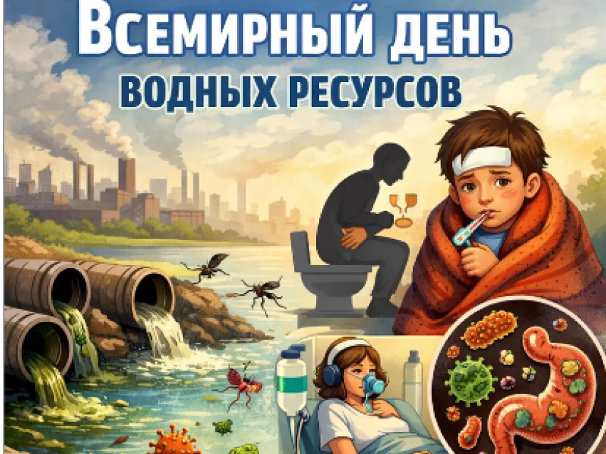 «Всемирный день водных ресурсов.  Загрязнение водоёмов как серьёзная проблема в распространении инфекционных заболеваний»