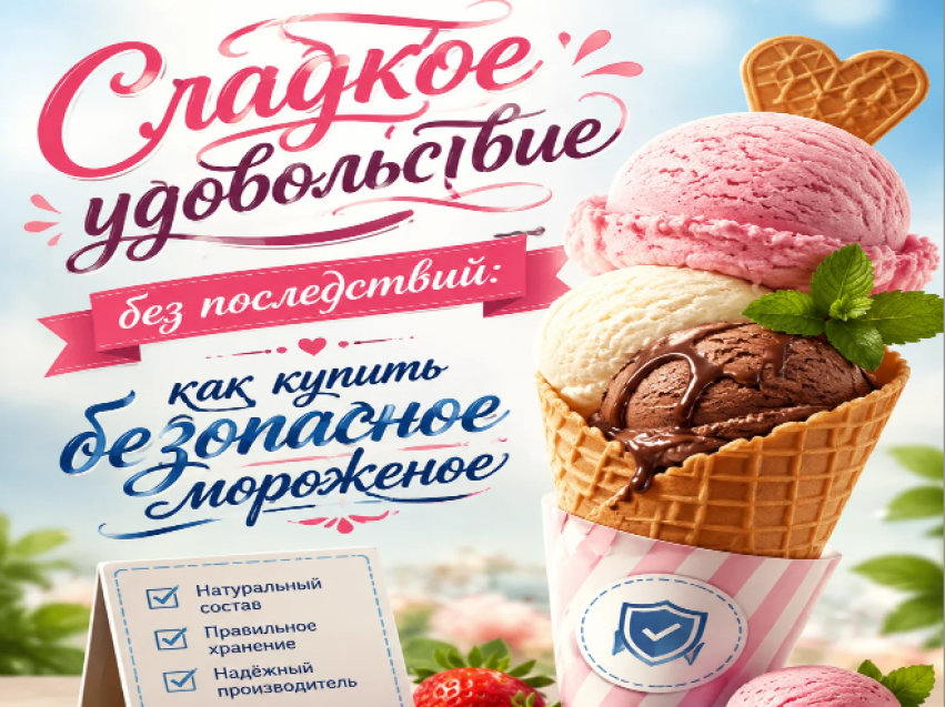 Сладкое удовольствие без последствий: как купить безопасное мороженое