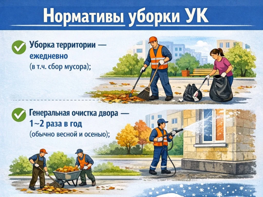 ​Генеральная уборка дворов: как проконтролировать работу управляющей компании